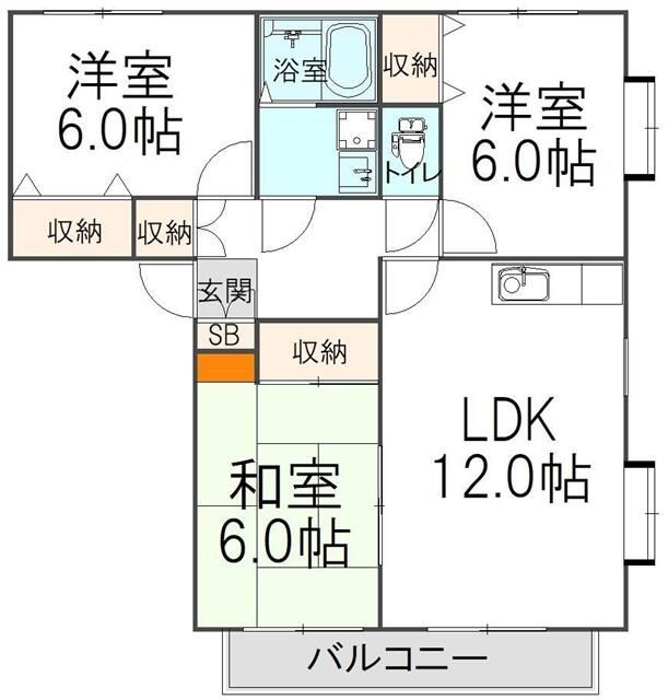 グラーツ弐番館の間取り