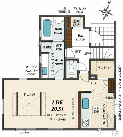川越市下広谷3期の間取り