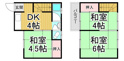 野間7丁目2戸1　戸建　北の画像