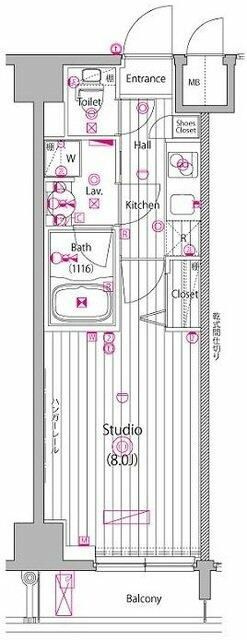 ガーラ・グランディ東大島の間取り|間取りです。