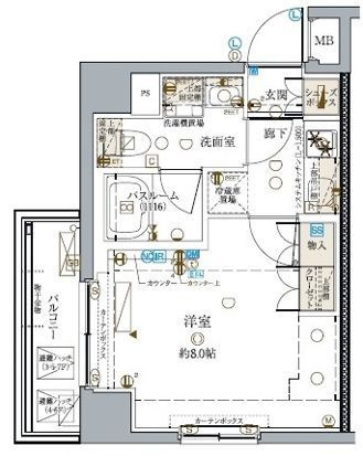 クレヴィスタ大島Ⅰの間取り