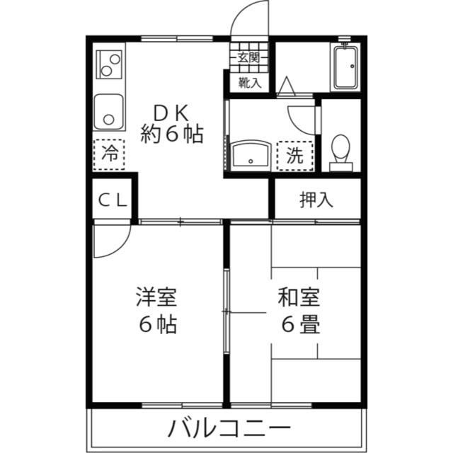 サンガーデン・Ａの間取り