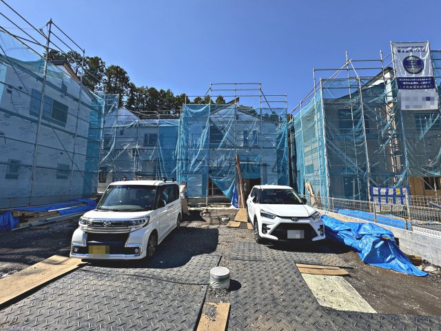 狭山市笹井・全4棟　新築一戸建　2号棟の外観|現地写真（2026年8月10日撮影）