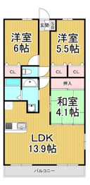 レジェンダリー甲子園浦風町の間取り