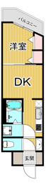 LEGALANDNISHINOMIYA PARKSIDEの間取り