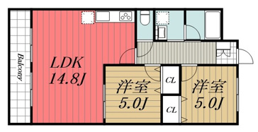 【間取り】 | ルミエル稲毛