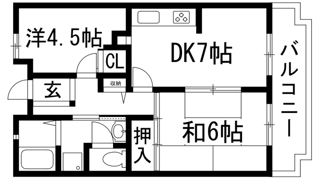 【間取り】 | アルビス寺本9号棟