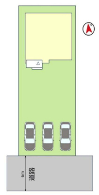 【区画図】 | LIGARE　天童市柏木町1丁目1期　1号棟 | ★内覧予約でブランド米2kg★
