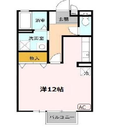 セジュール藤井B棟の間取り