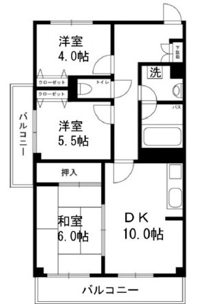レピドール福田Ⅰの間取り