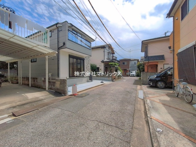 練馬区谷原6丁目　駐車2台可×ZEH水準　大型ハイグレード住宅　限定1棟の前面道路含む現地写真
