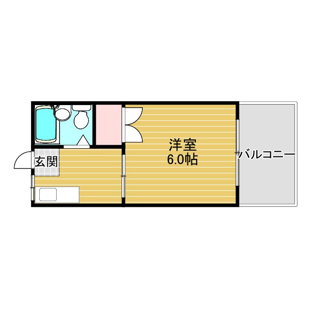 旭ハイツ江坂の間取り
