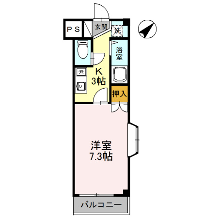 ローズハイツT・Kの間取り