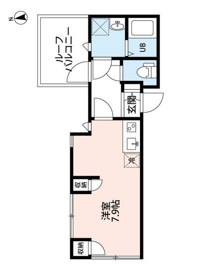 ルームズ新大久保の間取り
