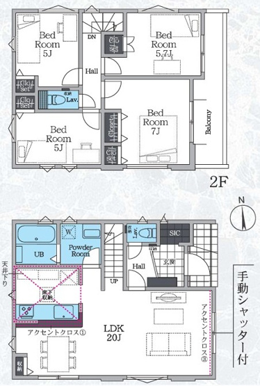 【間取り】 | 藤沢市善行坂2期 新築戸建 全3棟