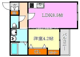 NET-K妙法寺の間取り