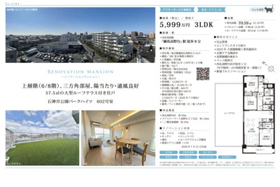 【その他】 | 石神井公園パークハイツ　仲介手数料無料＋15万円現金プレゼント中