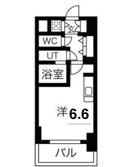 エスライズ難波ＥＡＳＴの間取り