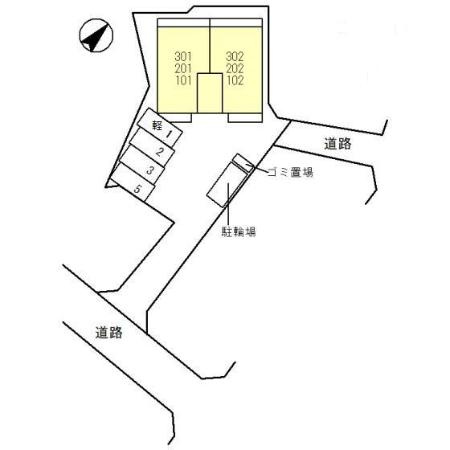 ピアチェーレの区画図
