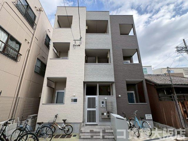 大阪市東成区大今里３丁目のアパートの外観