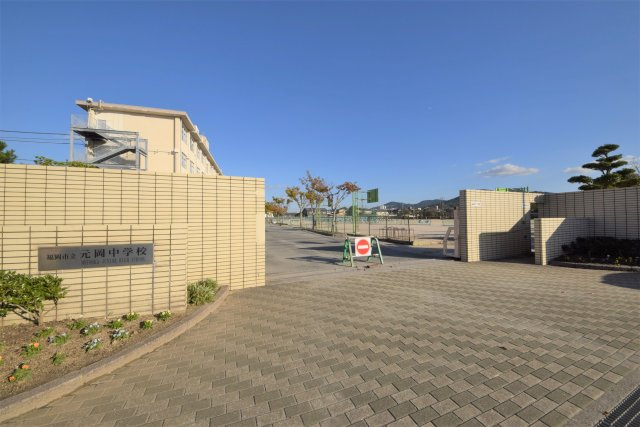 福岡市西区泉3丁目第1-2棟（2号棟）の周辺|元岡中学校まで徒歩約21分(1,645m)