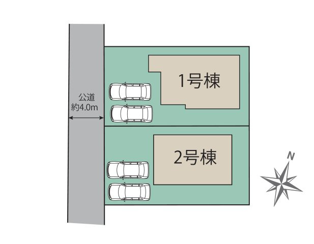 福岡市西区泉3丁目第1-2棟（2号棟）の間取り