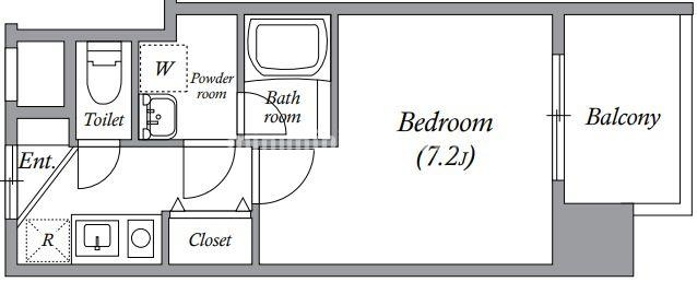 BROAD新うめきたRESIDENCEの間取り
