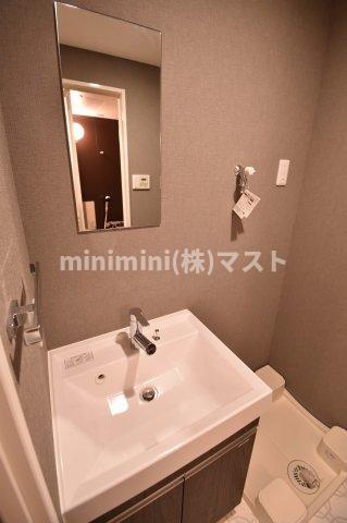 BROAD新うめきたRESIDENCEの洗面所