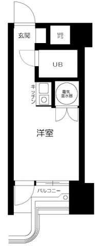 ラフィネお茶の水の間取り|間取りです。