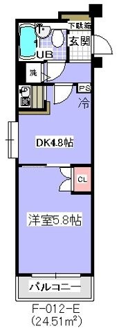 ダイニチ館Ｆ12　F-012の間取り