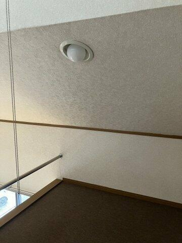 ロフトの照明。