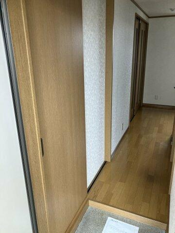 玄関横の収納、洗濯機置場。