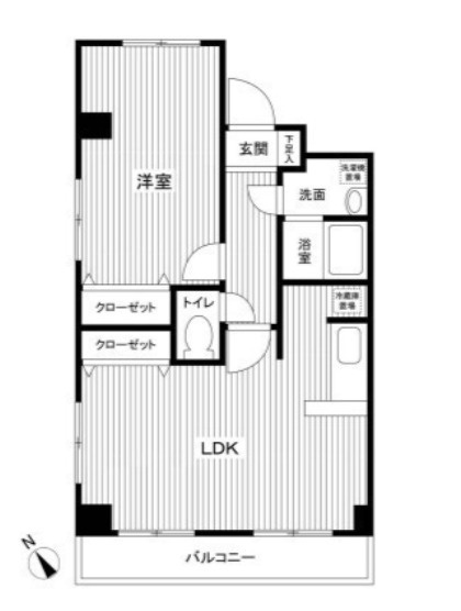 クラーシェ妙典の間取り