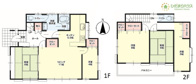 【間取り】 | 龍ケ崎市長山1期　中古戸建 | 部屋数豊富な4SLDKの間取りです。お子様の一人部屋はもちろん、ご夫婦の趣味のお部屋も実現可能です♪