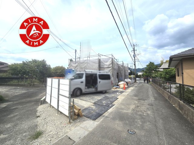 糟屋郡宇美町明神坂1丁目第2-1棟（1号棟）の前面道路含む現地写真|見学の時間などお気軽にお問い合わせ下さい。