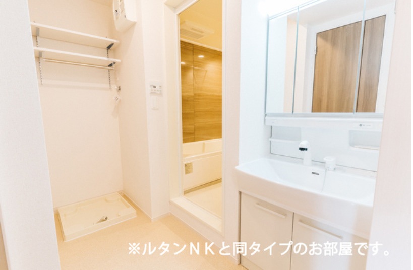 【洗面所】 | 鹿黒アパート　E | ※同タイプの写真となります
