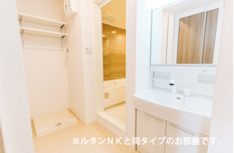 【洗面所】 | 鹿黒アパート　E | ※同タイプの写真となります