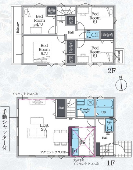【間取り】 | 藤沢市善行坂2期 新築戸建 全3棟