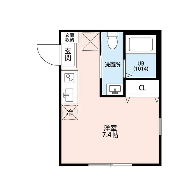 ラフィーネ西谷Ｂの間取り