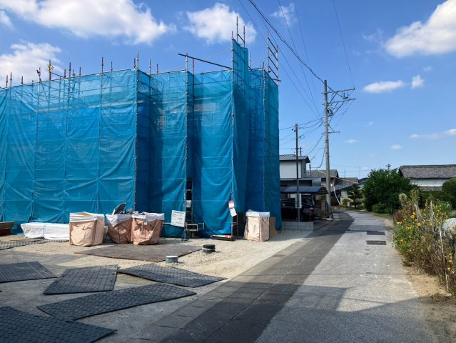 ハートフルタウン　一宮市時之島　全5区画分譲の前面道路含む現地写真|「現地（2026年8月17日）撮影」　
■前面道路　
■ヤマダ不動産　株式会社リライフ