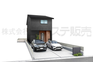 【完成予想図】 | 建物完成イメージ／ご内覧いただけるモデルハウスもあります♪※現地に係員は常駐しておりません。