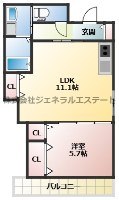 【間取り】 | クリエオーレ北島町
