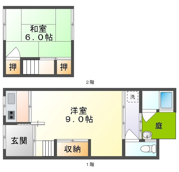 【間取り】 | 新京橋戸建