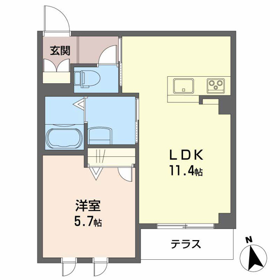 【間取り】 | グランヴェールⅢ
