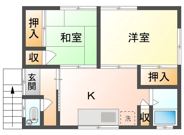 【間取り】 | 中山アパート