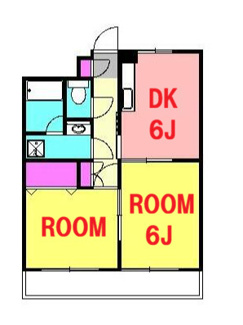 【間取り】 | クレールハイツ小机