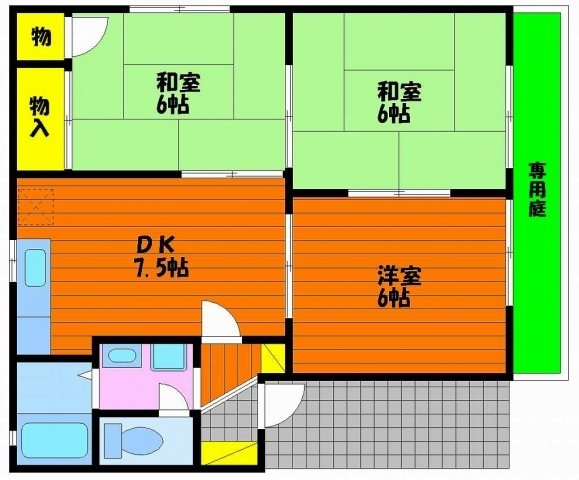 【間取り】 | ディアスフィールドC棟