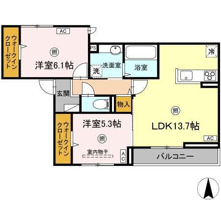 【間取り】 | ヌォーヴァ　ルーチェ