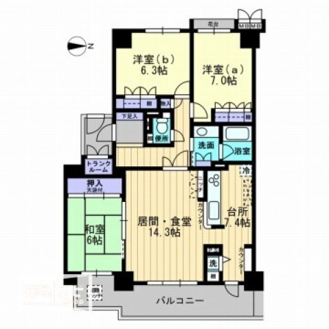 【間取り】 | サーパスシティ大供
