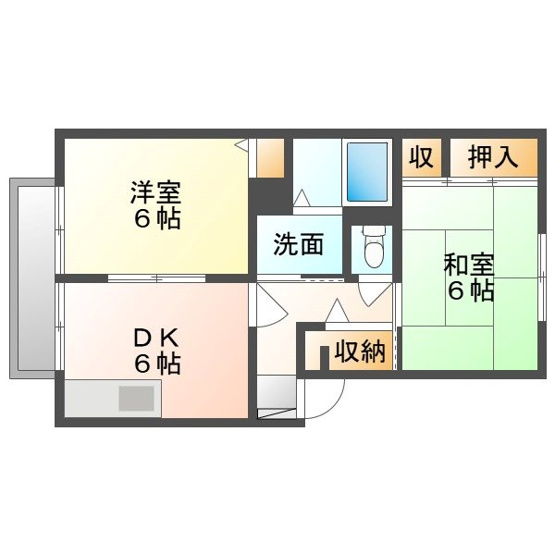 【間取り】 | サン・クレメンテ　B棟